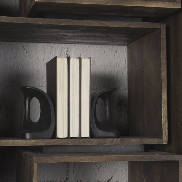 Last Cobbler's (Set of 2) 8L x 6W Black Shoemaker Tool Bookends