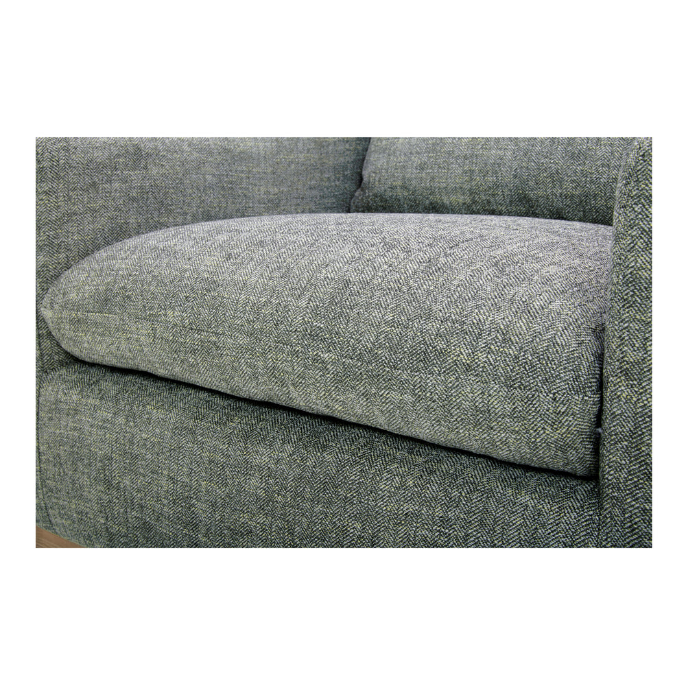 Moe's Linden Swivel Chair in Slated Moss