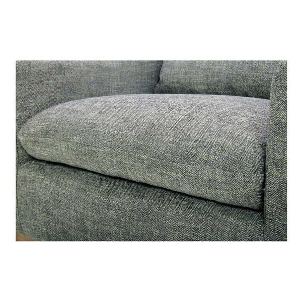 Moe's Linden Swivel Chair in Slated Moss
