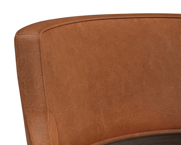 BRYLEA BARSTOOL - BROWN - SHALIMAR TOBACCO LEATHER