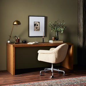 Posada Desk In Amber Oak Veneer