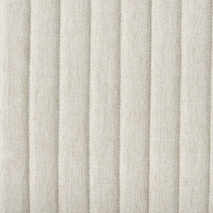 Tahoe Cream Upholstered and Black-Brown Wood Armless Dining Chair