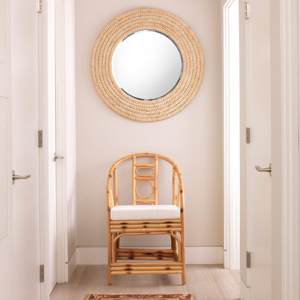 Meadow Seagrass Round Mirror