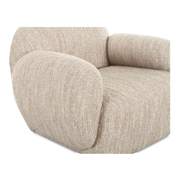 Moe's Hazel Lounge Chair Off White Boucle