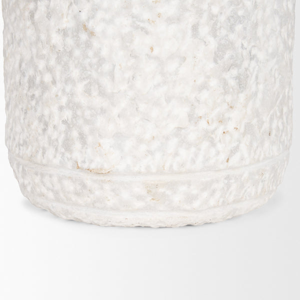 Irina Large White Marble Door Stopper