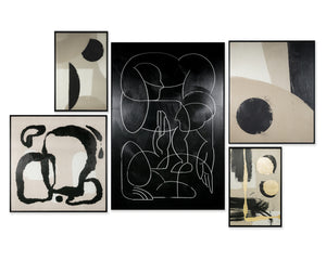 MULTIPLE LIVES (SET OF 5) - BLACK FLOATER FRAME