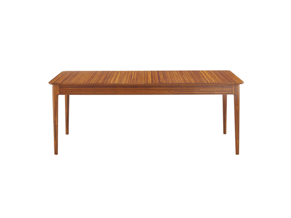 Erikka 110" Double-Leaves Extensible Dining Table, Amber