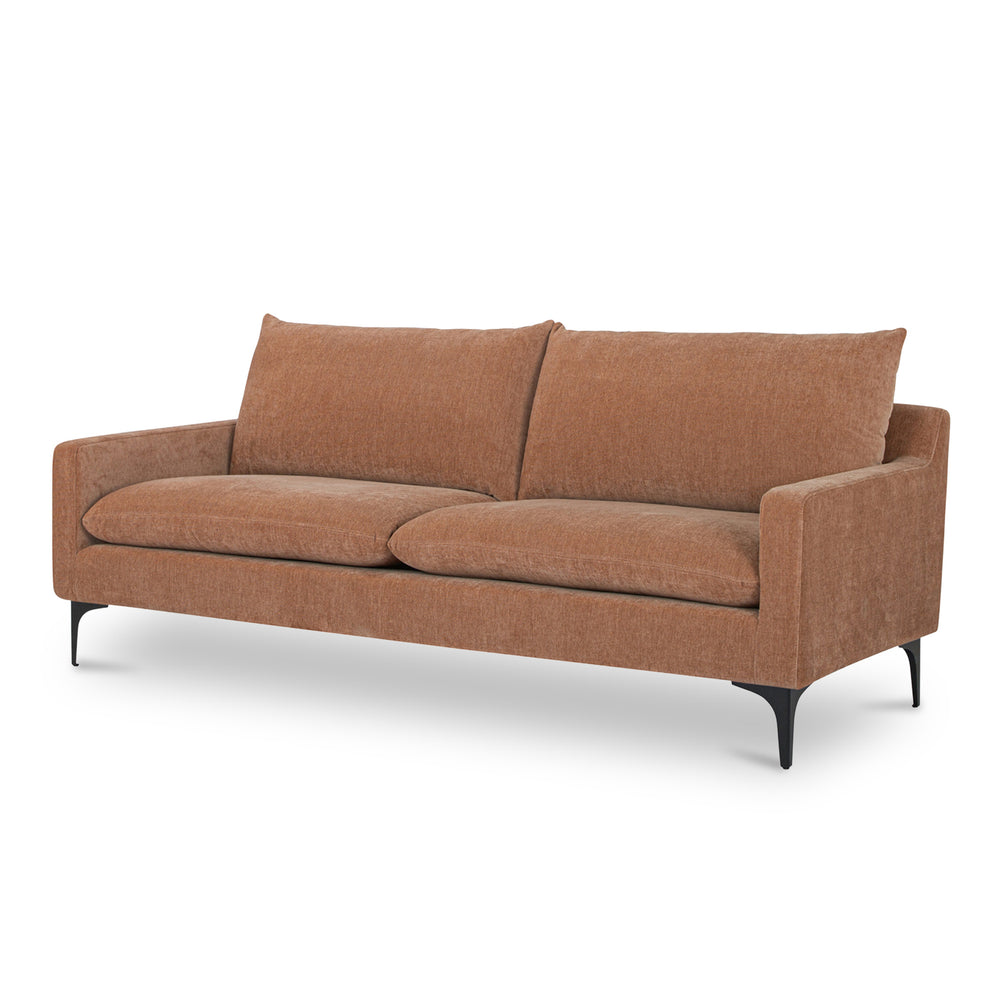 Paris Heritage Pink Sofa with Steel Legs