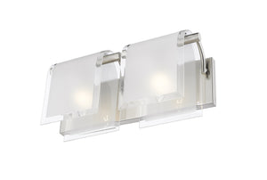Zephyr 2 Light Vanity  in Brushed Nickel Finish