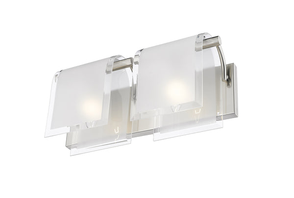Zephyr 2 Light Vanity  in Brushed Nickel Finish