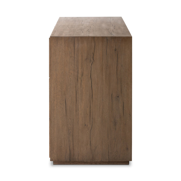 Leo 6 Drawer Dresser in Rustic Grey