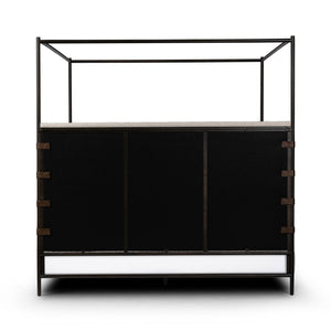 Anderson Canopy Queen Bed - Knoll Natural