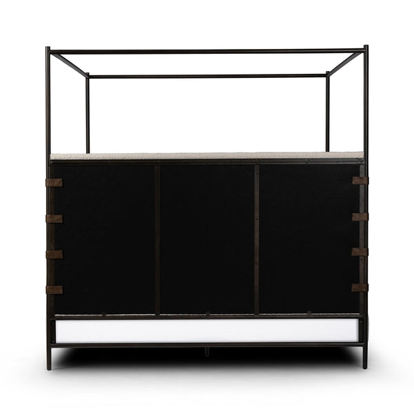 Anderson Canopy Queen Bed - Knoll Natural