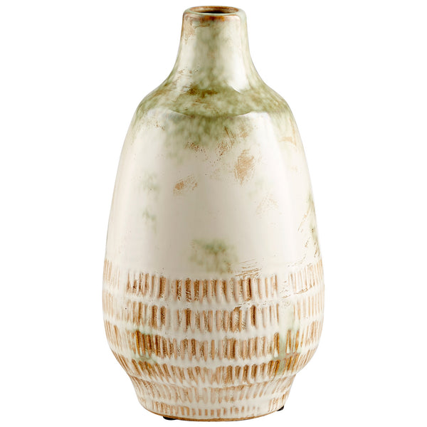 Large Yukon Vase in Olive Pearl Glaze
