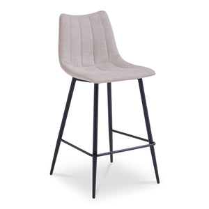Moe's Alibi Set of 2 Beige Bar Stools