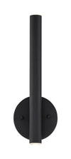 Forest 2 Light Wall Sconce in Matte Black Finish