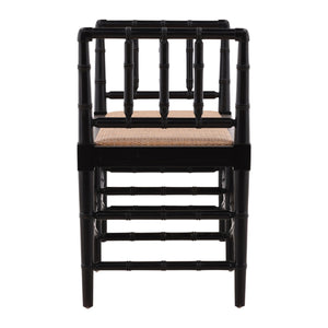 Black Palm Bench