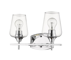 Joliet 2 Light Vanity in Chrome Finish