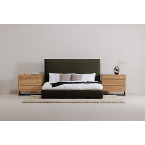 Moe's Luzon King Bed in Deep Forest