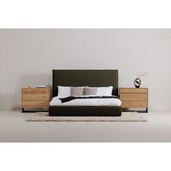 Moe's Luzon King Bed in Deep Forest