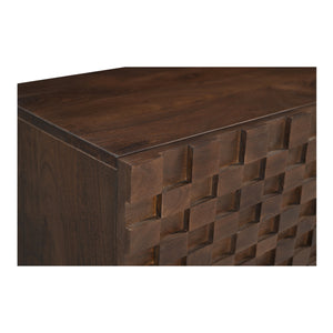 Moe's Easton Media Cabinet Brown Wood