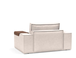 NEWILLA LOUNGER CHAIR W/WIDE ARM RESTS, 39"X61"