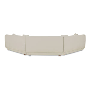 Fraser 3 Piece Off White Modular Sectional