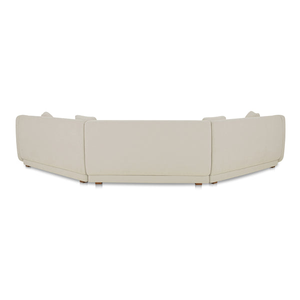 Fraser 3 Piece Off White Modular Sectional