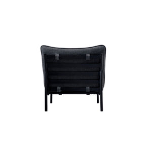 Moe's Morgan Outdoor Accent Chair in Grey