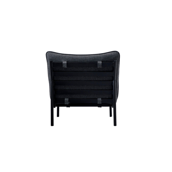 Moe's Morgan Outdoor Accent Chair in Grey