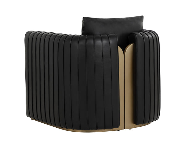 ALIX LOUNGE CHAIR - CANTINA BLACK