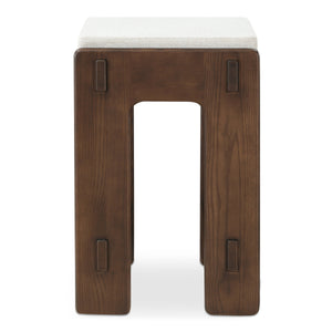 Ashby Counter Stool Brown with Craftsman Detailing