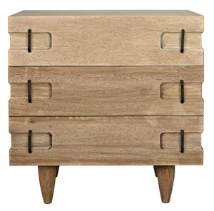 David 32" Side Table, Washed Walnut