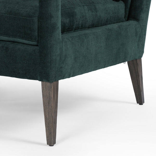 Olson Chair-Emerald Worn Velvet