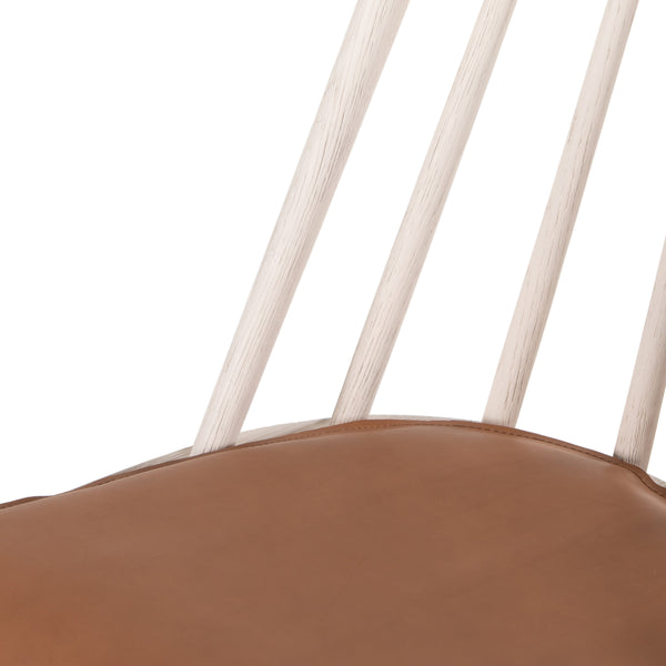 Lewis Windsor Chair W Cushion In Off White