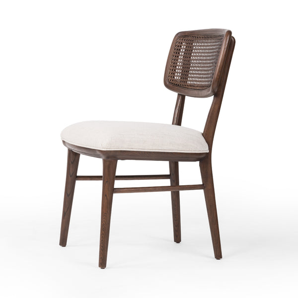 Beacon Dining Chair In Hockney Linen