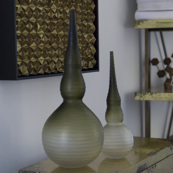 Spire Glass Sculpture Vases