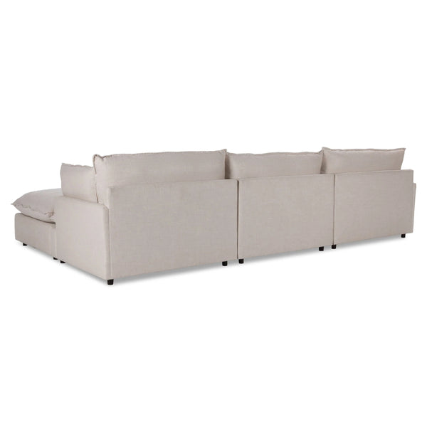Caplan 4-Piece Modular Sectional in Dawn-Flax