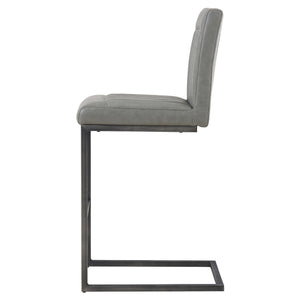 Ronan Counter Stool In Antique Graphite Gray