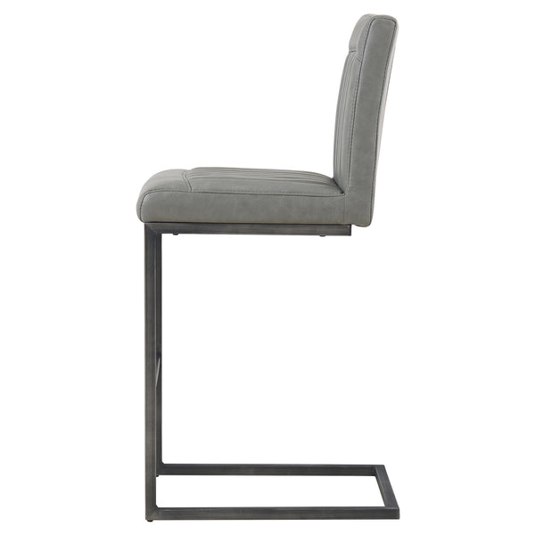 Ronan Counter Stool In Antique Graphite Gray