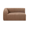 Isla Left Arm Facing Chair Mocha Slipcover