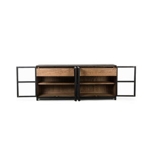 Millie Large Sideboard in Matte Black