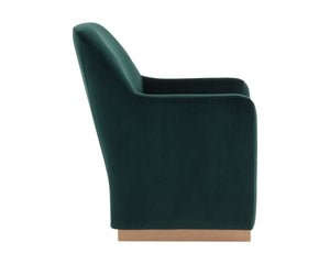 JAIME LOUNGE CHAIR - MEG DARK EMERALD