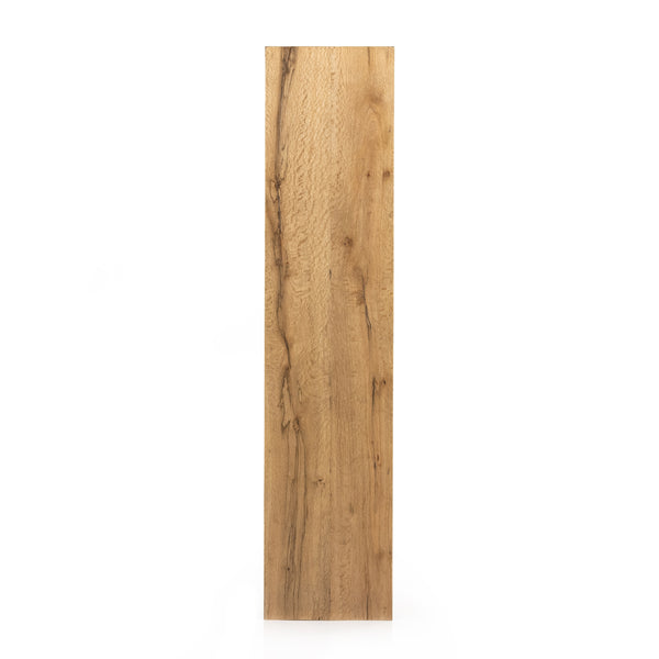 Elbert Console Table In Rustic Oak Veneer