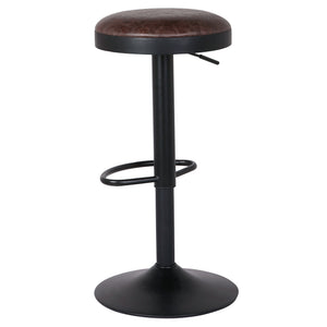 Juno Gaslift Bar Stool In Vintage Coffee Brown