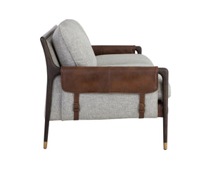 MAUTI SOFA - BROWN - VAULT FOG / BRAVO COGNAC