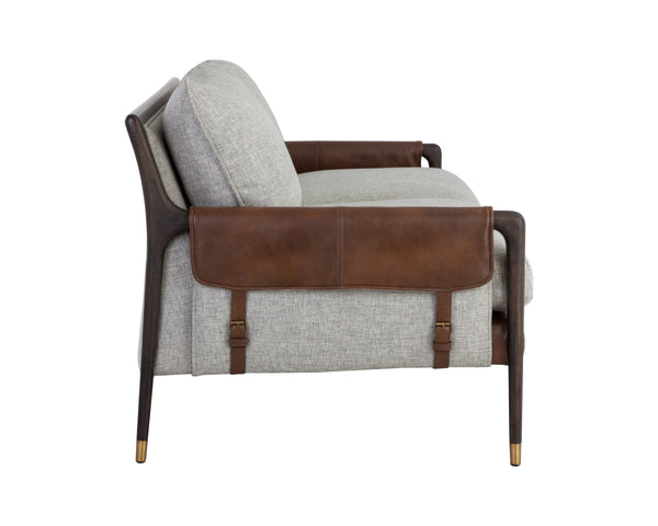 MAUTI SOFA - BROWN - VAULT FOG / BRAVO COGNAC
