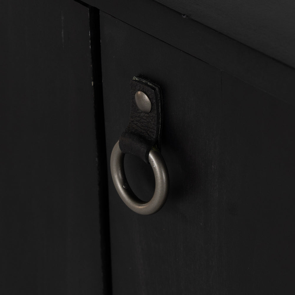 Isador Sideboard In Black Wash Poplar