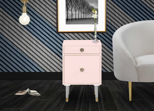 Todd Side Table In Pink Matte