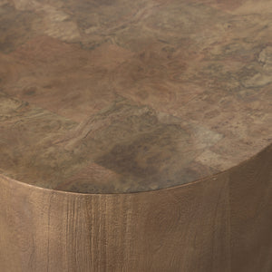 Blanco Coffee Table In Warm Umber Burl